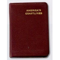 America's Coastlines Travel Post Miniature W/ Traditional Premium Leather